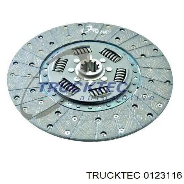 01.23.116 Trucktec диск сцепления