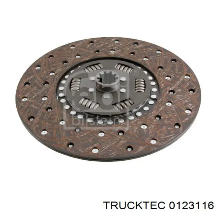 Купить 0123116 Trucktec Диск сцепления