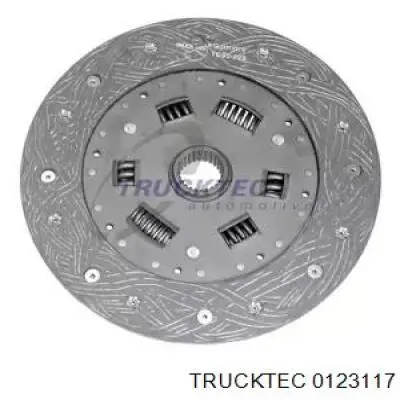 0123117 Trucktec диск сцепления