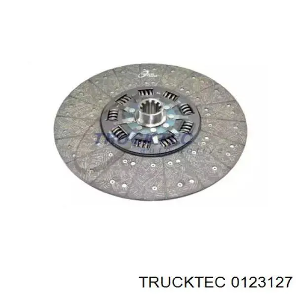 01.23.127 Trucktec диск сцепления
