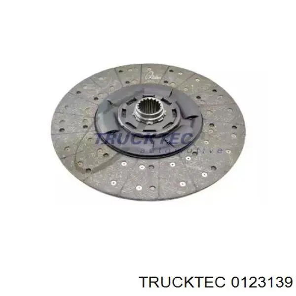 0123139 Trucktec диск сцепления