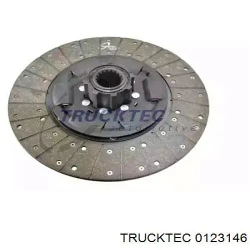 0123146 Trucktec диск сцепления