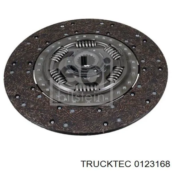 01.23.168 Trucktec диск сцепления
