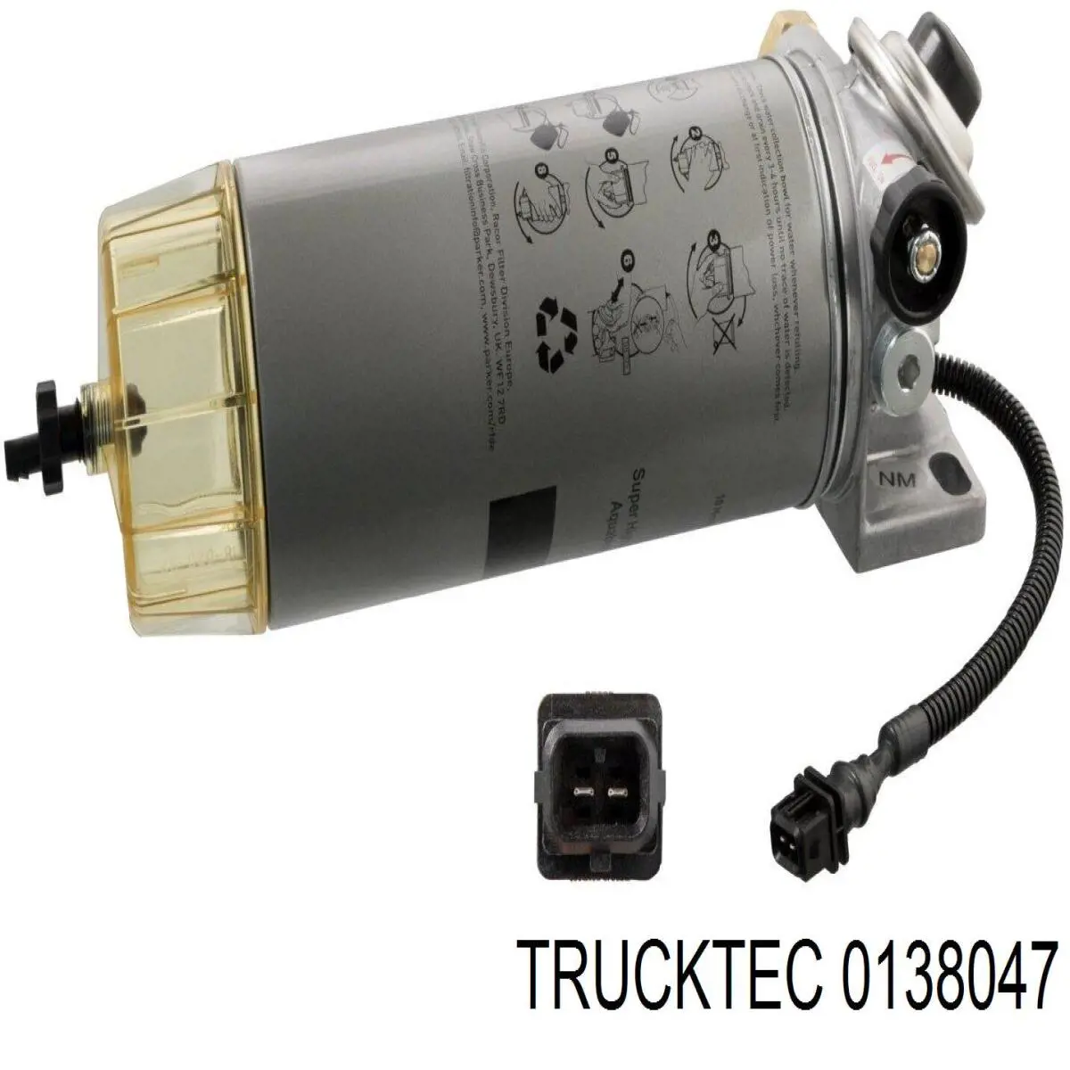 0138047 Trucktec топливный фильтр