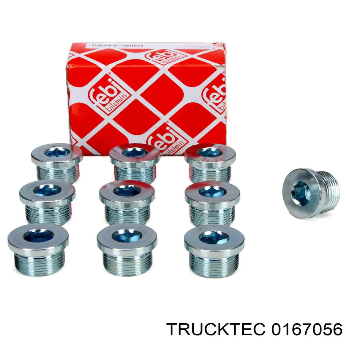 Купить 0167056 Trucktec Пробка поддона двигателя