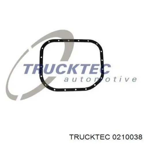 0210038 Trucktec прокладка поддона картера двигателя нижняя