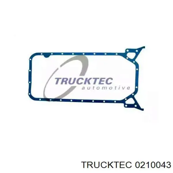 0210043 Trucktec прокладка поддона картера двигателя