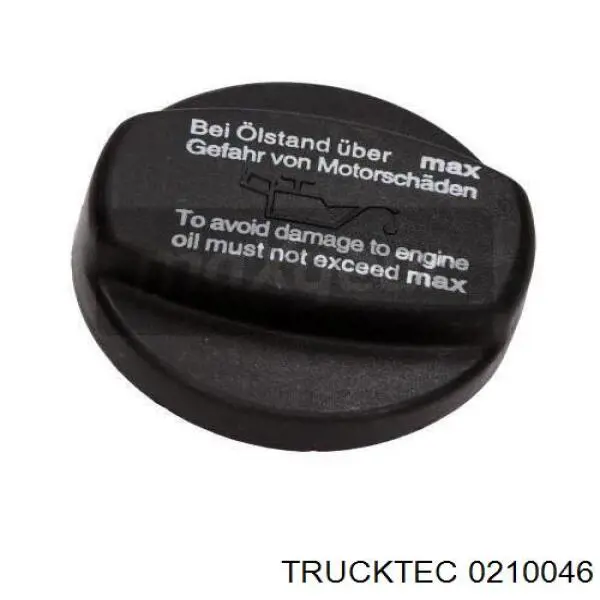Крышка маслозаливной горловины Trucktec 0210046 цена, от 1.92 USD