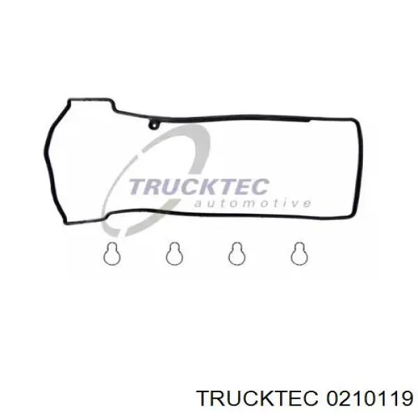 02.10.119 Trucktec прокладка клапанной крышки двигателя, комплект
