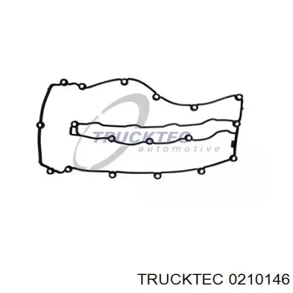 02.10.146 Trucktec vedante de tampa de válvulas de motor