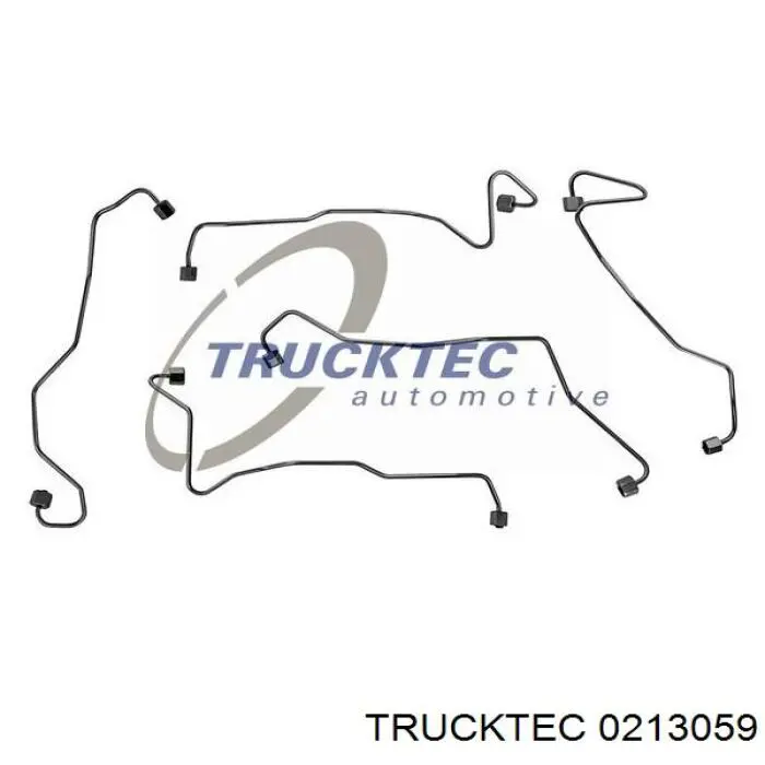 02.13.059 Trucktec трубка топливная форсунки 5-го цилиндра