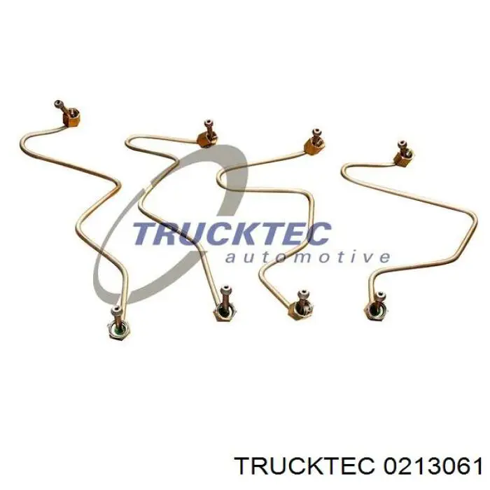 Трубка топливная форсунки 1-го цилиндра Trucktec 0213061