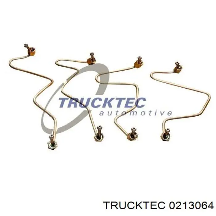 Трубка топливная форсунки 4-го цилиндра Trucktec 0213064 цена, от 12.47 USD