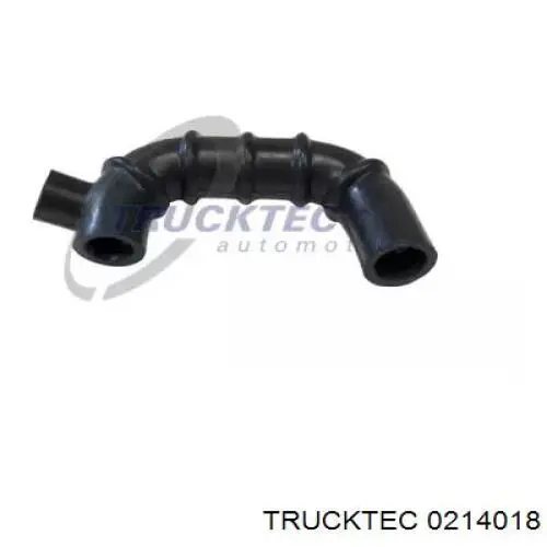0214018 Trucktec патрубок вентиляции картера (маслоотделителя)