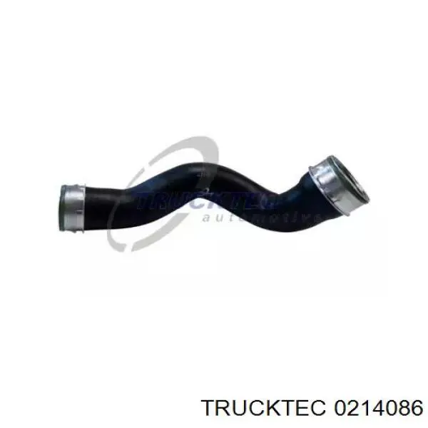 0214086 Trucktec шланг (патрубок интеркуллера верхний левый)