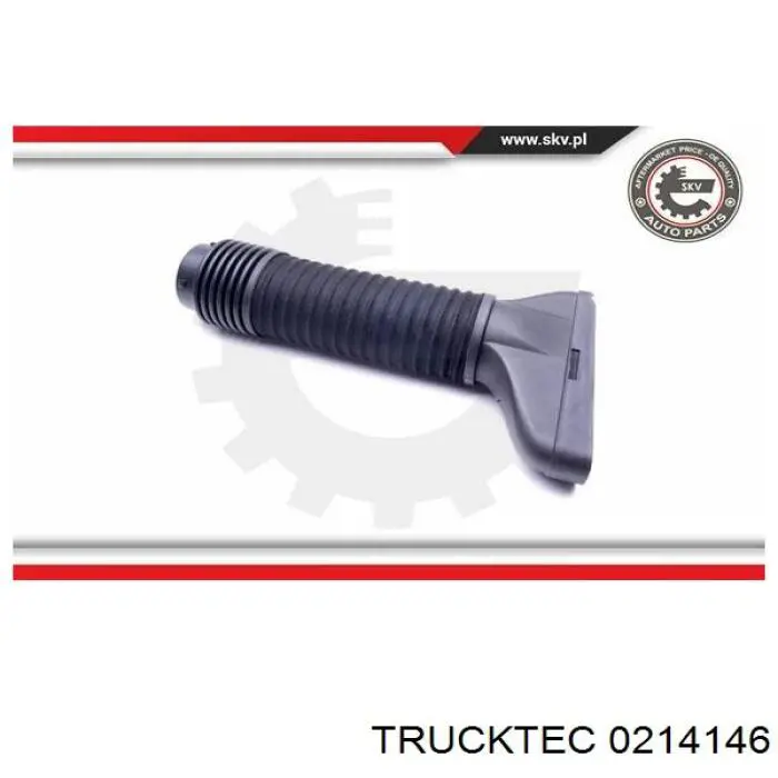 Патрубок воздушный, вход воздушного фильтра Trucktec 0214146 цена, от 26.72 USD