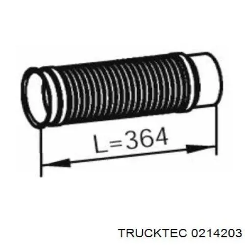 Купить 0214203 Trucktec Автомобильный фильтр воздуха