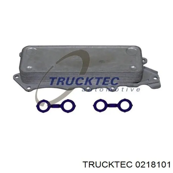 02.18.101 Trucktec radiador de óleo (frigorífico, debaixo de filtro)