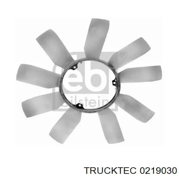 Вентилятор/крыльчатка радиатора охлаждения Trucktec 0219030 цена, от 17.97 USD