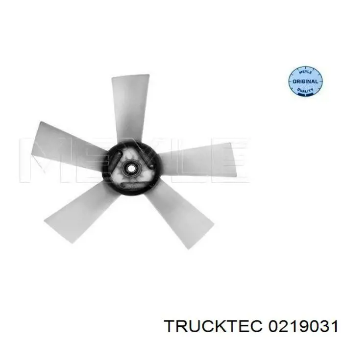 Крыльчатка радиатора охлаждения 0219031 Trucktec