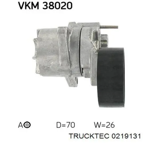 Купить 0219131 Trucktec Натяжитель приводного ремня