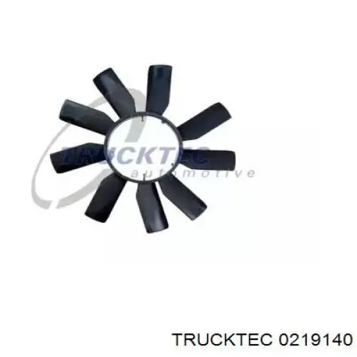 0219140 Trucktec вентилятор (крыльчатка радиатора охлаждения)