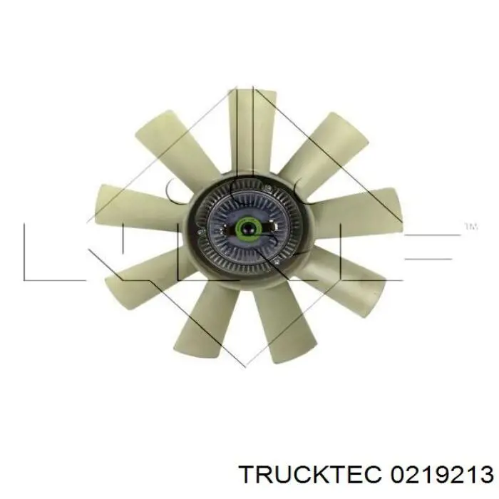 Купить 0219213 Trucktec Муфта вентилятора охлаждения