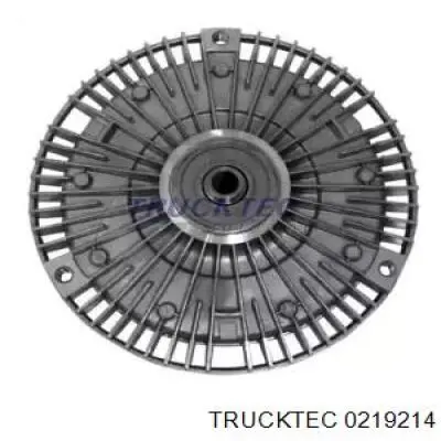 0219214 Trucktec вискомуфта (вязкостная муфта вентилятора охлаждения)