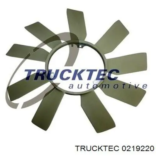 Крыльчатка радиатора охлаждения 0219220 Trucktec