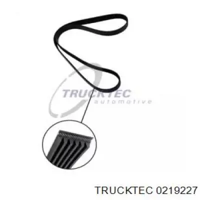 0219227 Trucktec ремень генератора