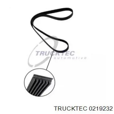 0219232 Trucktec ремень генератора