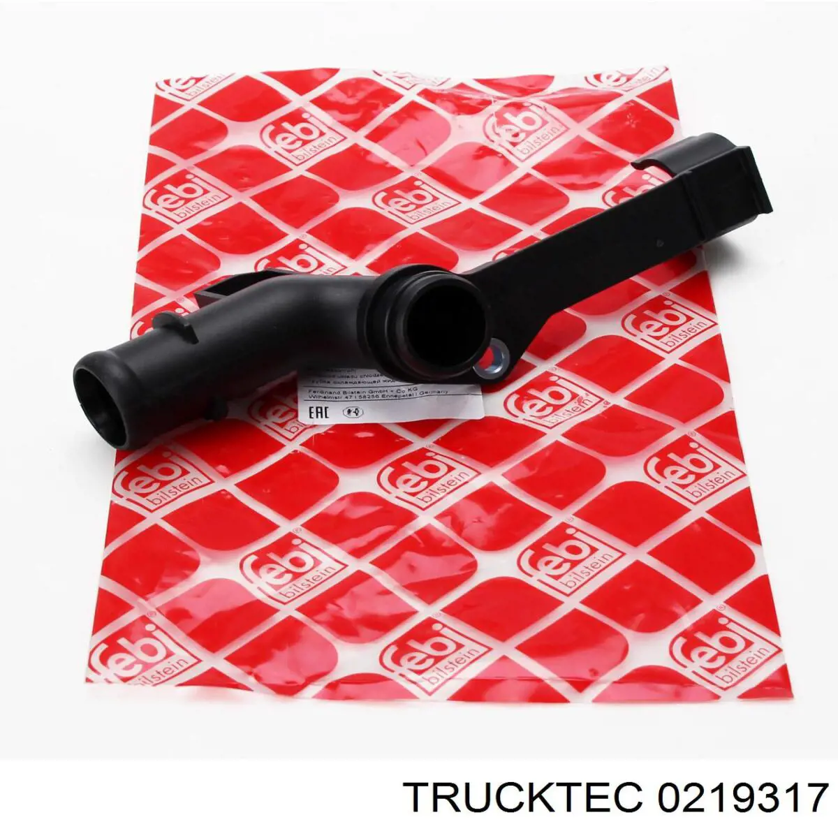 Трубка (шланг) масляного радиатора, от блока к радиатору Trucktec 0219317 цена, от 22.20 USD