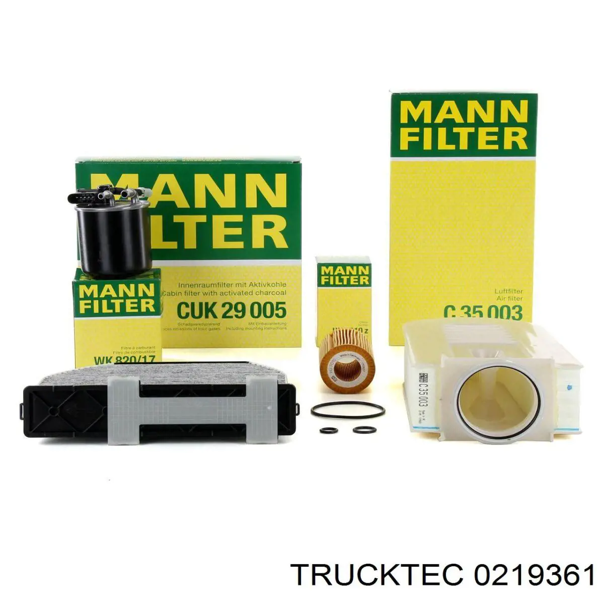 Caja, filtro de combustible 0219361 Trucktec