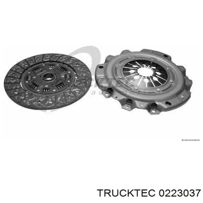 Комплект сцепления TRUCKTEC 0223037
