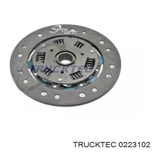 02.23.102 Trucktec диск сцепления