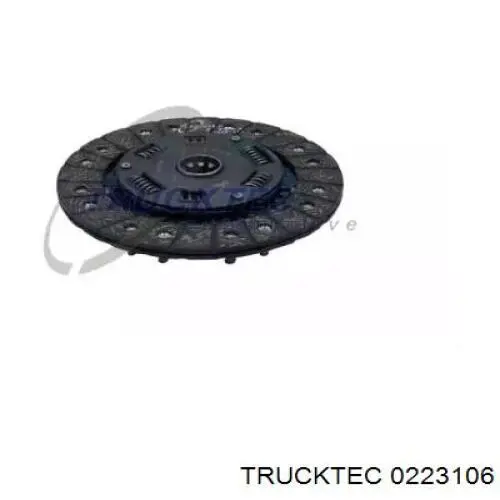 0223106 Trucktec Диск сцепления ведомый