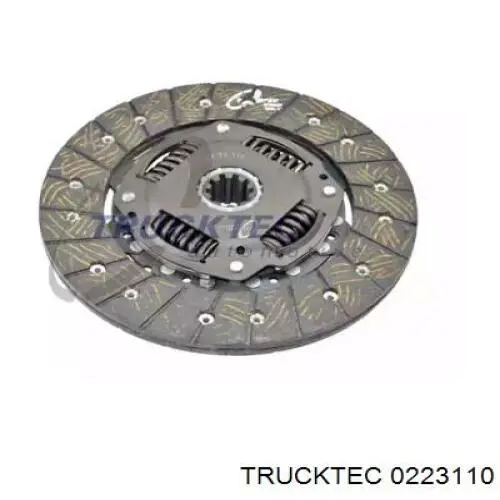 02.23.110 Trucktec диск сцепления