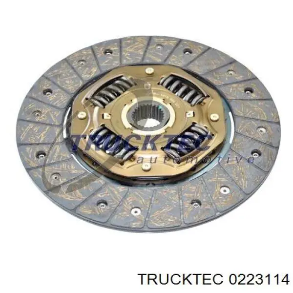 0223114 Trucktec диск сцепления