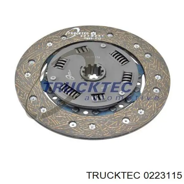 Диск сцепления 0223115 Trucktec