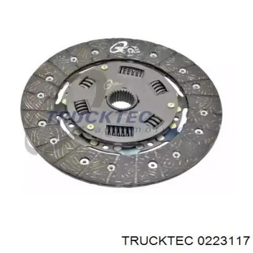 Диск сцепления 0223117 Trucktec