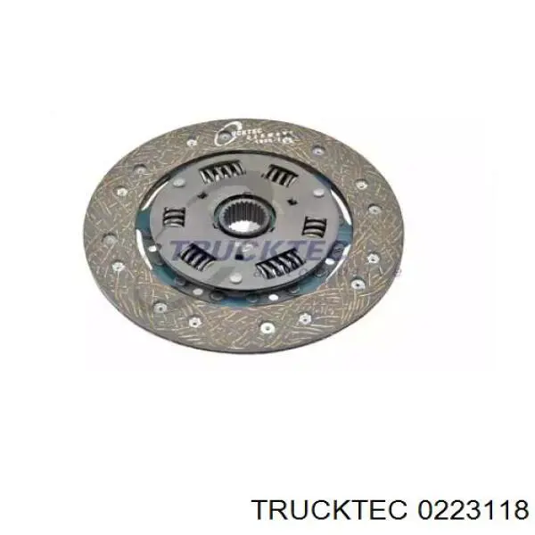 02.23.118 Trucktec диск сцепления