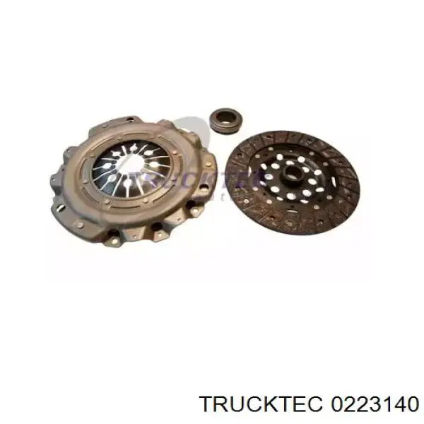 02.23.140 Trucktec kit de embraiagem (3 peças)