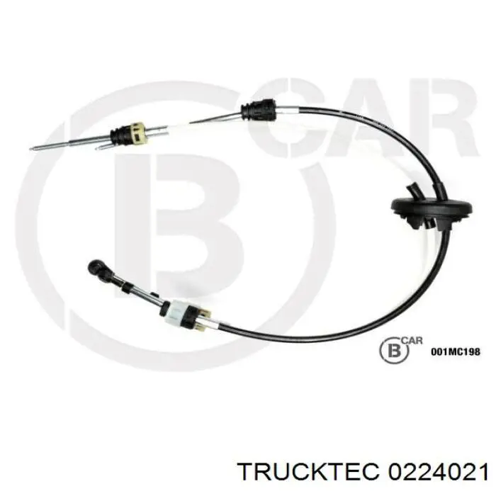 Купить 0224021 Trucktec Трос коробки передач
