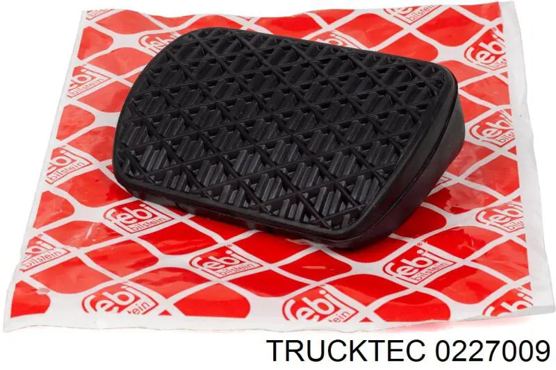 Revestimiento de pedal, pedal de freno 0227009 Trucktec