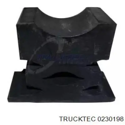 02.30.198 Trucktec grade de proteção da suspensão de lâminas traseira