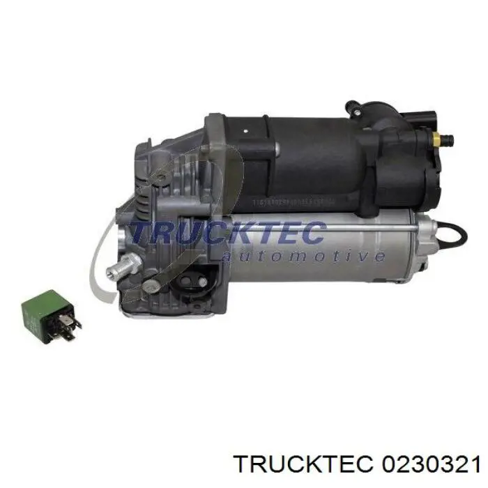 0230321 Trucktec компрессор пневмоподкачки (амортизаторов)