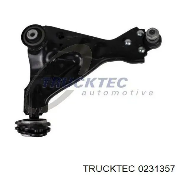 Рычаг передней подвески нижний левый 0231357 Trucktec