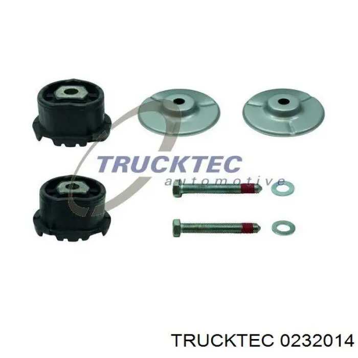 0232014 Trucktec сайлентблок задней балки (подрамника)