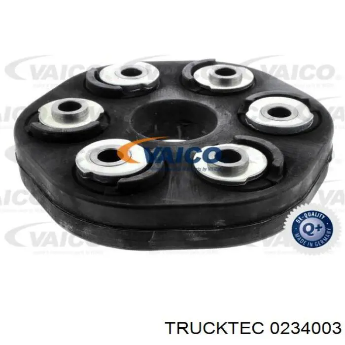 0234003 Trucktec Муфта кардана эластичная, передняя