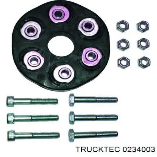 Карданный шарнир Trucktec 0234003 цена, от 31.35 USD